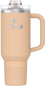 Термокружка Cirkul All-Day StrawSip Apricot Нержавіюча сталь Абрикосова 1183 мл