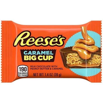 Цукерка Батончик Reese's Caramel Big Cup з карамеллю та арахісовою пастою 39г
