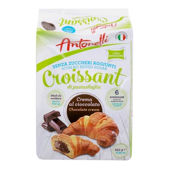 Круассаны с шоколадом Antonelli Chocolate Cream Croissant Sugar Free Без сахара 252г