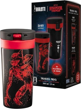 Термокружка Bialetti Stranger Things Glow in the Dark светится в темноте 380 мл