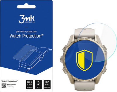 Szkło hybrydowe 3MK FlexibleGlass do Garmin Fenix ​​8 Amoled 43mm (5903108604758)