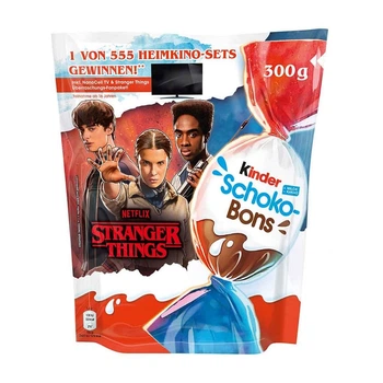 Конфеты Шоко Бонс Kinder Schoko-Bons Netflix Stranger Things Странные дела 300г