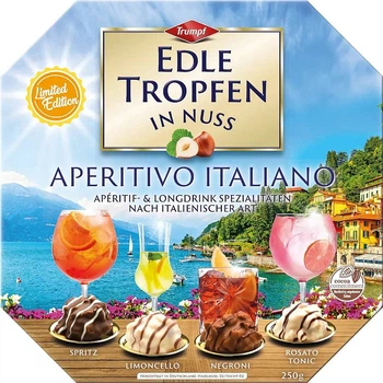 Конфеты с ликером Trumpf Edle Tropfen in Nuss Aperitivo Italiano 250г