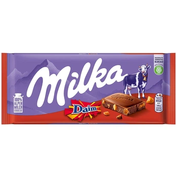 Шоколад Milka Карамель Daim 100г