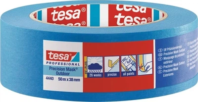 Taśma malarska TESA Professional 4440 Precision Mask Outdoor 26 Weeks 50 m x 38 mm Niebieska (04440-00003-01)