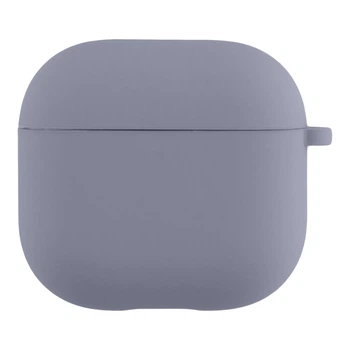 Футляр Silicone Case с микрофиброю для Samsung Galaxy Buds FE / Samsung Galaxy Buds 2 / Samsung Galaxy Buds 2 Pro / Samsung Galaxy Buds Live Lavender Grey