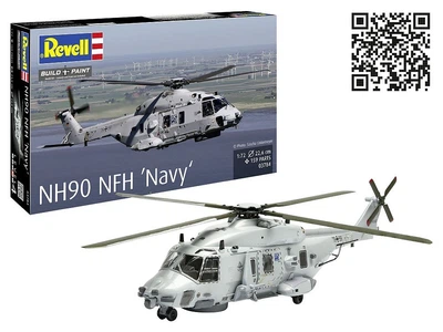 Model do sklejania Revell REV-63784 Śmigłowiec fregatowy NH90 NFH Navy Skala 1:72 159 elementów (4009803637846)