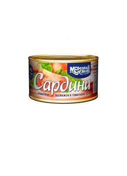 Сардина атлантична в томатному соусі ж/б Морський світ 240 г