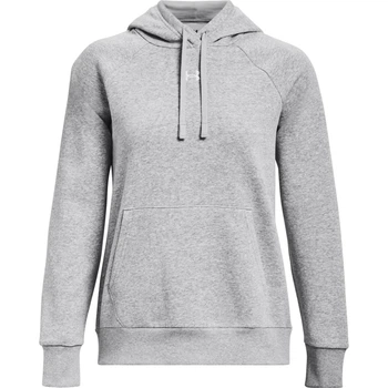 Худи женское Under Armour RIVAL FLEECE серое S 1379500-013