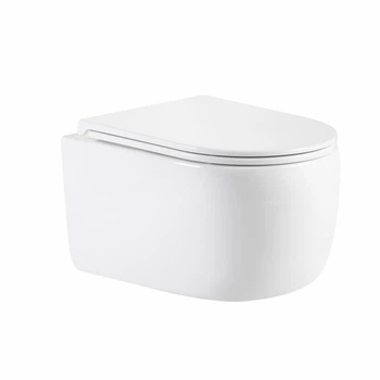 Унитаз подвесной Qtap Taurus Ultra Quiet Керамика белый с сиденьем Slim (SD00055240)