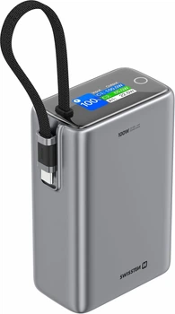 УМБ Swissten Travel Power Bank 25000 mAh 100W Gray (8595217493346)