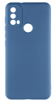 Панель Soft Silicone Case для Motorola E40, Темно-синій