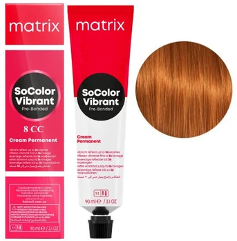 Стійка крем-фарба Matrix Socolor beauty 8CC Світлий мідний інтенсивний блондин 90 мл