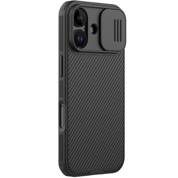 Карбоновая накладка Nillkin CamShield Pro Magnetic для Apple iPhone 17 (6.3") Black