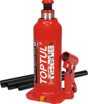Домкрат гидравлический Toptul 222-447 мм 8 т (JHAB0108)