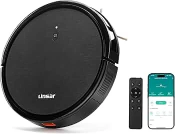 Робот-пилосос Linsar EOB/RVC-VS-ECOM (BL), сухе прибирання, 2600 mAh, до 90 хв