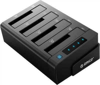Док-станция для жестких дисков Orico 6648US3-C, 4 отсека 2.5/3.5 SATA, USB 3.0, клонирование