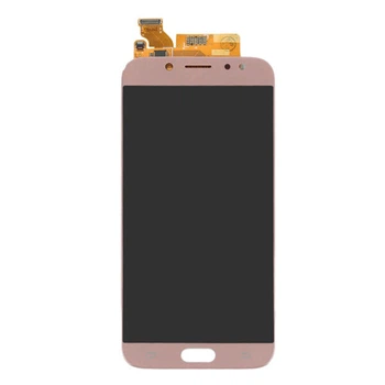 Дисплей (екран) Samsung J730 Galaxy J7, З сенсорним склом, Без рамки, OLED, Рожевий - 172556
