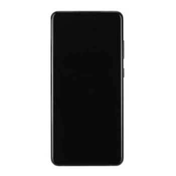 Дисплей (экран) Samsung G988 Galaxy S20 Ultra, С сенсорным стеклом, С рамкой, OLED, Черный - 356452