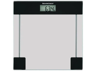 Весы напольные Silvercrest Basic, стеклянные, цифровые, до 180 кг
