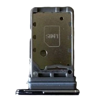 Держатель SIM-карты Samsung G998 Galaxy S21 Ultra, Черный - 211141