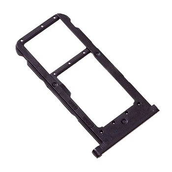 Держатель SIM-карты Huawei Nova 3i / P Smart Plus, С разъемом на карту памяти, Черный - 183796