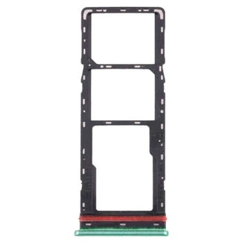 Держатель SIM-карты Tecno Spark 7, С разъемом на карту памяти, Зеленый - 564681