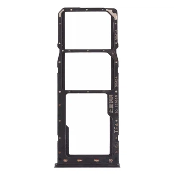 Держатель SIM-карты OPPO Realme 6 Pro, С разъемом на карту памяти, Черный - 573278