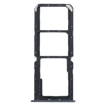 Держатель SIM-карты OPPO Realme C30s, С разъемом на карту памяти, Черный - 564635