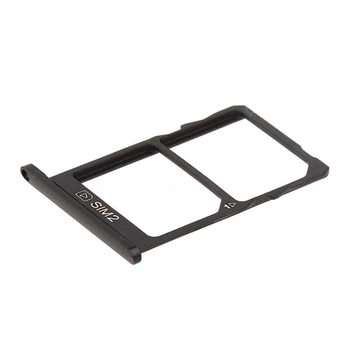 Держатель SIM-карты Nokia 5 Dual Sim, С разъемом на карту памяти, Черный - 175517