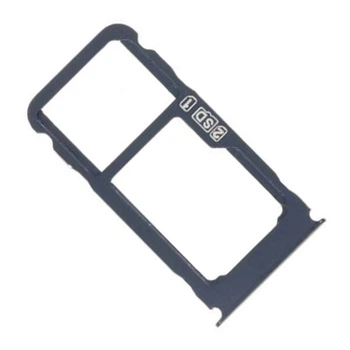 Держатель SIM-карты Nokia 3.1 Plus Dual Sim, С разъемом на карту памяти, Синий - 204429