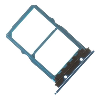 Держатель SIM-карты Huawei P30, С разъемом на карту памяти, Синий - 188488