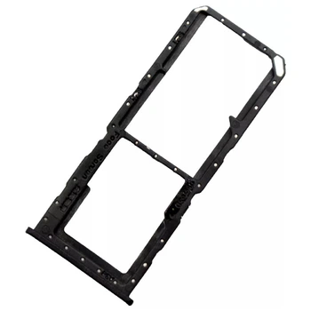 Держатель SIM-карты OPPO A76, С разъемом на карту памяти, Черный - 496473