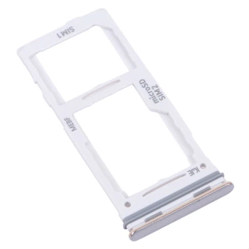 Держатель SIM-карты Samsung M526 Galaxy M52, С разъемом на карту памяти, Белый - 355121