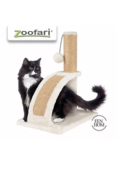 Когтеточка Zoofari, ігровий центр кішок, масажна дошка, будиночок, стійка