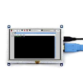Одноплатный компьютер Raspberry Raspberry 5 Inch 800x480 LCD HDMI(B) - 681207