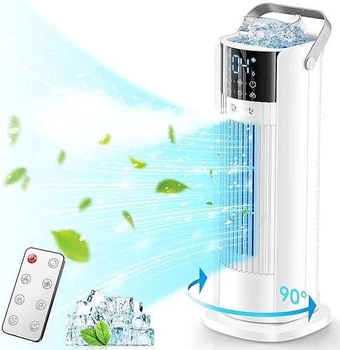 Кондиционер Portable Air Cooler F20, башенный, пульт, поворот 90°