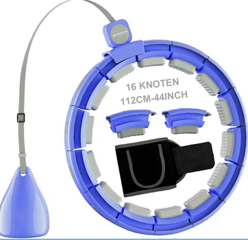 Обруч Smart Fitness Hula Hoop, счетчик, утяжеление, тренировка талии