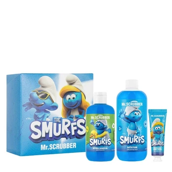 Набір дитячої косметики Mr.Scrubber The Smurfs: крем для рук, гель для душу, піна для ванни