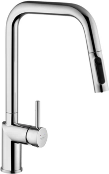 Смеситель кухонный Kroner Element 296569B-0101 с выдвижным изливом