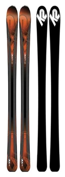 Лижі гірські (комплект) K2 IKONIC 80+M3 12 TCX 177см Grey/orange/black (10A0002.140.1+10A1003.140.1)