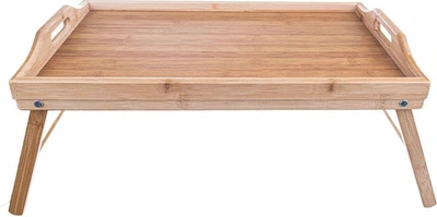 Stolik śniadaniowy Orion bambusowy składany 50 x 30 x 24.5 cm (8592381174910)