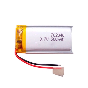 Аккумулятор универсальный, 500 mAh, 7,0 x 20 x 40 мм. - 340061