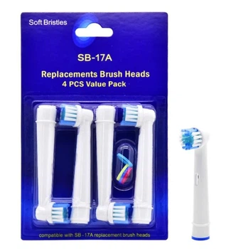 Насадки для электрических зубных щеток Oral b для ежедневного ухода сменные 4 шт.упаковке