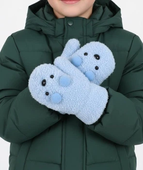 Дитячі рукавиці Teddy, на вік 4-6 років 0903 Блакитні