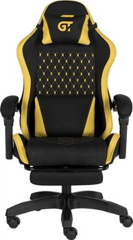 Кресло GT RACER X-2339 Fabric Black/Yellow