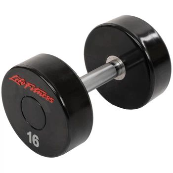 Гантель цільна Life Fitness SC-80081-16 16 кг Чорно-червоний (683edc7156c727081c2e2022)