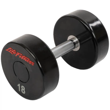 Гантель цільна Life Fitness SC-80081-18 18 кг Чорно-червоний (683edc7156c727081c2e2023)