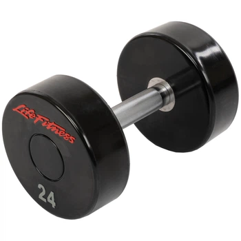 Гантель цільна Life Fitness SC-80081-24 24 кг Чорно-червоний (683edc7256c727081c2e2027)