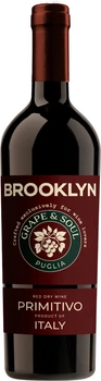Вино Brooklyn Primitivo Puglia червоне сухе 0.75 л 13% (8050249370848)